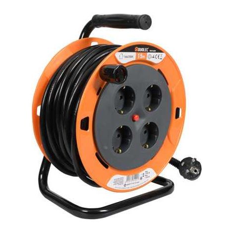 Enrollacable Profesional 15 m Máx. 3000 W DUOLEC