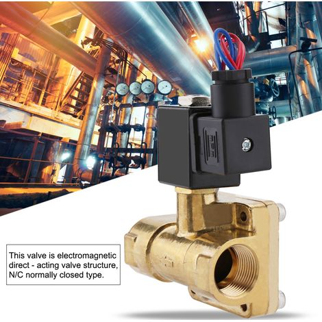 Électrovanne à membrane 2 voies N/C 110 V CA G3/4'' 1,6 MPa (110 V CA)