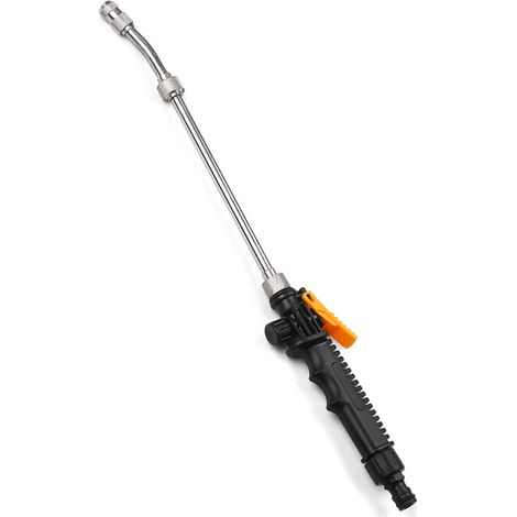 2-in-1 Hochdruckreiniger mit 2,0-mm-Düse und Fächerdüse für sichere und kraftvolle Reinigung. Geeignet für die Reinigung von Holz, Ziegeln, Beton, Kunststoff und Glas im Haushalt. (1/5)