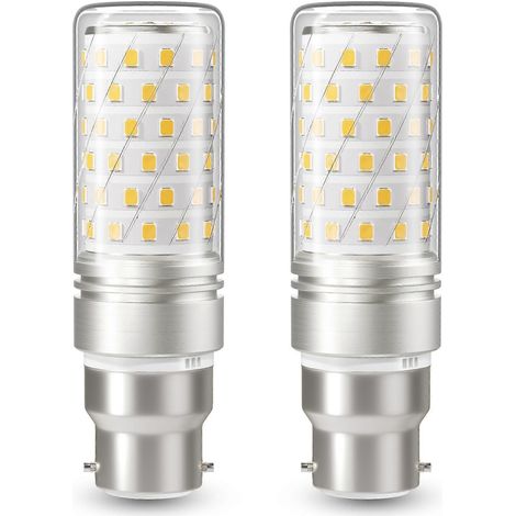 Ampoule LED B22 type maïs, 16 W équivalent à 130 W halogène, 1000 lm, blanc neutre 4000 K, non dimmable, lot de 2 (1/4)