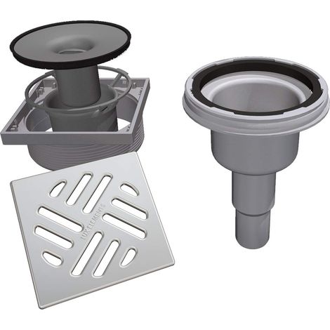 Égouttoir Vertical avec Grille INOX Gris (1/3)