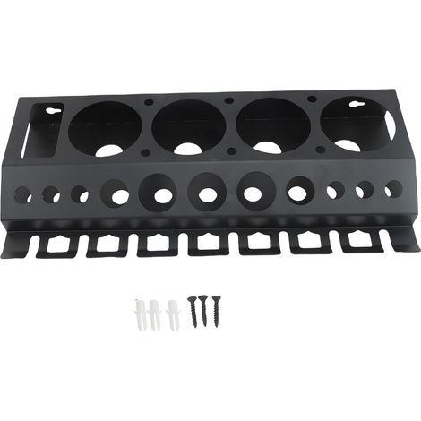 Support de rangement pour bouteilles de pulvérisation, support mural pour brosses de détail, organisateur avec fentes de pulvérisation pour Garages, ateliers, magasins automobiles. (1/2)