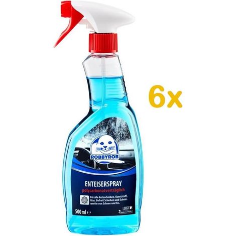 Robbyrob Scheibenenteiser-Spray 500ml, 6 Stück