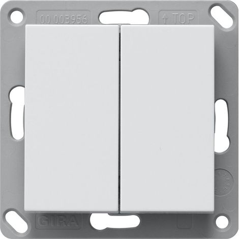 Gira BT Wandsender 2f System 55 Reinweiß [246203], 2462 03