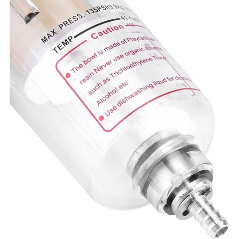 Regulateur De Pression - Filtre A Air Avec Manometre - Pour Compresseur Dair - 1 4 Pouces - 1 Unite (1/5)