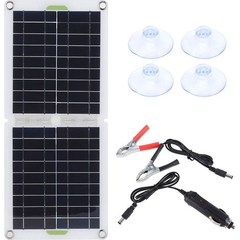 Panneau solaire pliable 30W, chargeur d'alimentation Portable de Type C pour voiture, camping-Car, Yacht, charge d'urgence en plein air (1/5)