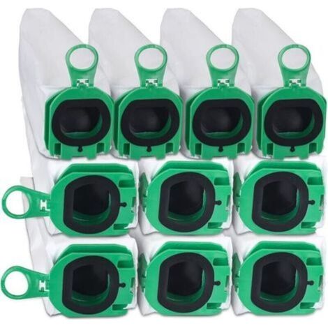 Lot de 10 Sacs pour Vorwerk Kobold VB100 VB 100 FP100 FP 100 Aspirateur, Sacs À Poussière de Rechange Kit (1/5)