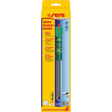 sera - Termoriscaldatore per Acquario, Resistente allo Shock Termico, in Versione particolarmente Sottile, con Protezione antisurriscaldamento (1/4)
