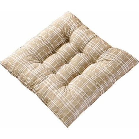 Coussin de chaise, mousse à mémoire de forme douce et confortable, réduit le stress corporel, lavable, 15,7 x 15,7 pouces (1/5)