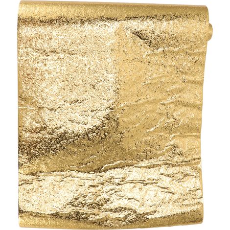 Papier peint autocollant en feuille d'aluminium résistant à l'huile, imperméable et auto-adhésif, pour tiroirs, placards et comptoirs de cuisine, couleur or, 30 cm x 2 m / 11,8 x 78,7 pouces (1/5)