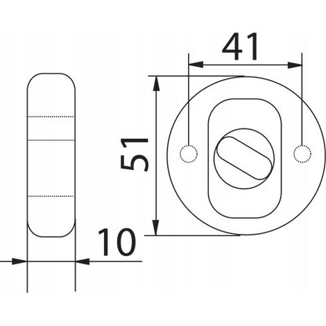 Plaque inférieure PLT-24Z ronde nickel brossé (1/2)