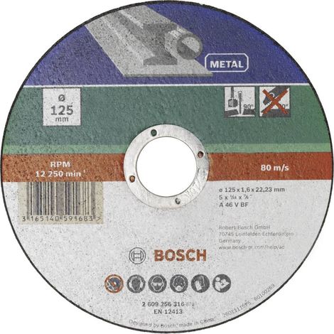 Bosch Trennscheibe gerade Metall D= 115 mm Dicke= 2,5 mm - 2609256315 (1/2)