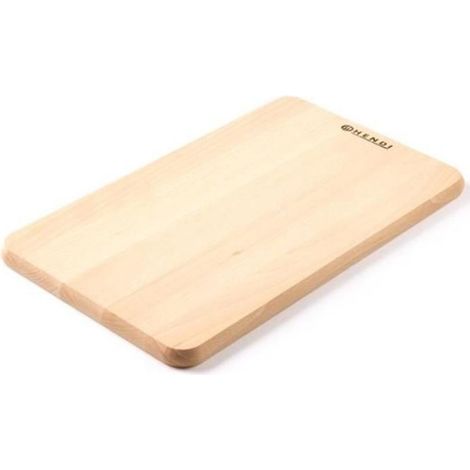 Planche À Découper - Bois De Hêtre - 340 X 200 X 14 Mm - Pour Pain - Usage Domestique Et Professionnel - 1 Pièce