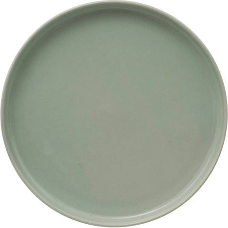 Lot de 6 Assiettes à Dessert "Marie" Vert Clair (1/2)