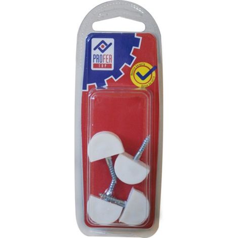 PORTA SCAFFALE 1P GRANDE BIANCO 4 PZ