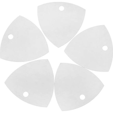 Lot de 5 médiators ultra fins en métal pour téléphones portables, écran LCD, plaque arrière, réparation d'ouverture et démontage en métal (1/5)