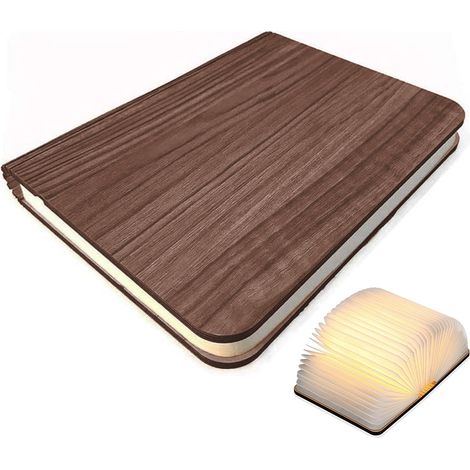 Lampe En Bois Réelle LED - Lampe De Lecture Portable Avec Câble USB Et Sangle De Suspension - Pour Intérieur Extérieur Et Urgences - 1 Pièce (1/5)