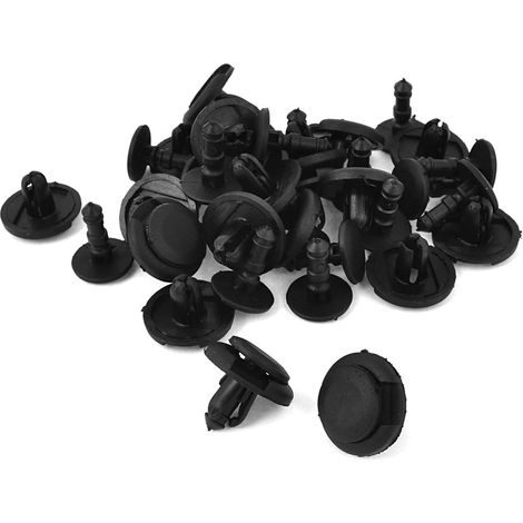 Rivets Plastique 7mm Attache Aile 20pcs pour Voiture (1/4)