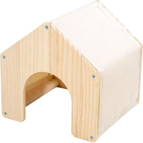 Maison de repos en bois pour petit animal domestique (1/5)