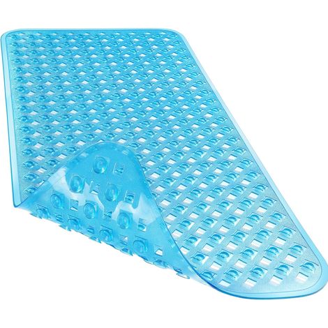 1 Tapis de bain,70x40cm,antidérapant,198 ventouses,190 trous drainage,salle de bain