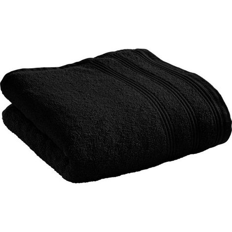 Serviette de toilette - COTON PUR - Spa - 50 x 100 cm - 400 g/m² - Truffe (1/4)