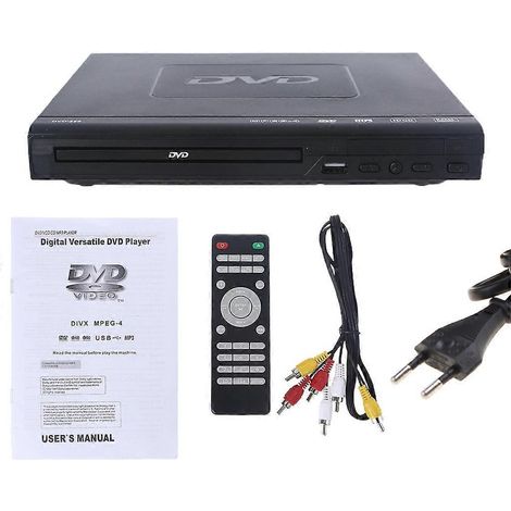 Lecteur DVD avec Upscaling 1080p, Enregistrement et Lecture Directe par USB - Version UE (1/4)