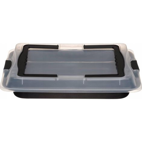 USA-Gear Stampo per dolci moderno nero 30 x 42 cm (1/3)