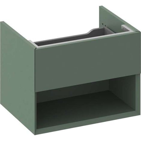 Ravak Lite - Meuble pour lavabo, 60x45x43 cm, 1 tiroir, Grey Green X000001858