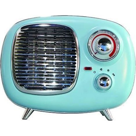 TERMOVENTILATORE VINTAGE CERAMICO RADIO 50 750/1500W - cm.28,5x13,8x23h. (1/4)