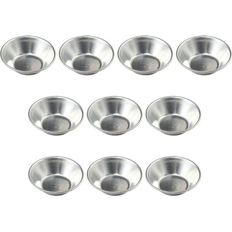 Moule à tarte aux œufs, 10 pcs épaissi moule à tarte aux œufs réutilisable moule à gâteau antiadhésif tarte aux œufs Pasteis De Nata (1/5)