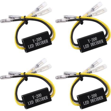 Stück 12V Motorrad-LED-Leistungswiderstände, Lastwiderstände, Blinkerdecoder-Korrekturregler für Motorrad und Roller