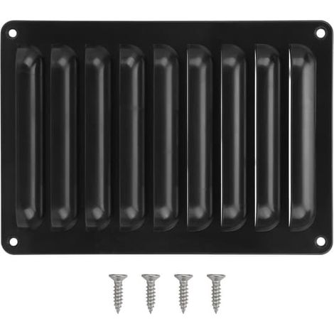 Grille de ventilation M5 ABS noire - Accessoires universels professionnels et raffinés pour yachts et bus (1/5)