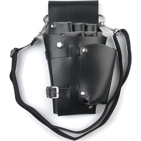 Marsupio da barbiere in ecopelle, borsa professionale da barbiere, borsa porta attrezzi da barbiere con cintura, astuccio per forbici, marsupio da barbiere, borsa per forbici, barbiere, porta forbici 