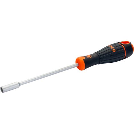 BahcoFIT Steckschlüssel für Sechskantschrauben mit Gummigriff, 4,5 mm x 125 mm, Einzelhandelsverpackung