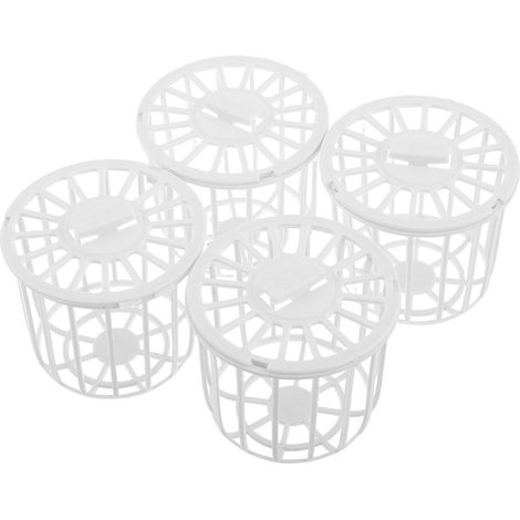 Nid de reproduction pour oiseaux en plastique blanc, accessoires de cage pour élevage et nidification (1/5)