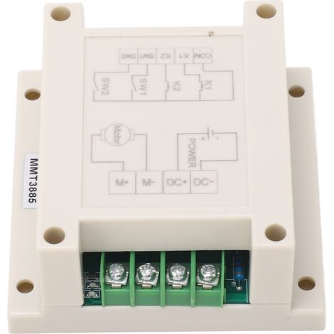 Module de commande de moteur CC 10 A, contrôleur de marche avant/arrière avec télécommande, 12-24 V CC (1/5)