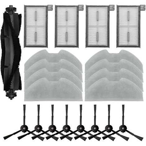 Filtre pour aspirateur brosse pour aspirateur Filtre de brosse pour aspirateur filtre de X8 Pro Serie X8 Pro Aspirateur Spare de remplacement Main Side Brosse Filtre Serpillière Cloth Kit (1/5)