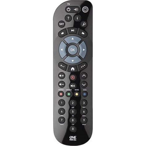 One For All URC 1635 Sky Receiver Télécommande noir (1/4)