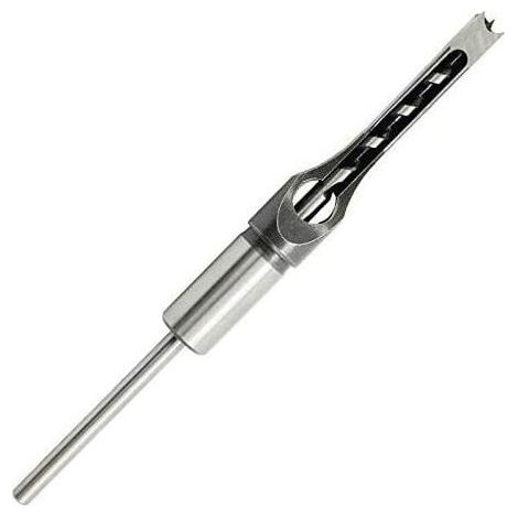 Mèche à bédane pour trou carré - outil de menuiserie pour travail du bois - taille 5/16" (8 mm) (1/5)