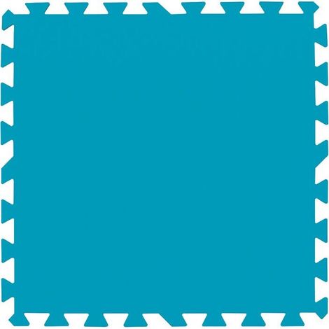 Tapis de protection pour piscine gonflable – 9 dalles modulaires de 50 × 50 cm en polyéthylène robuste – Épaisseur 4 mm – Surface totale 2,25 m² (1/5)
