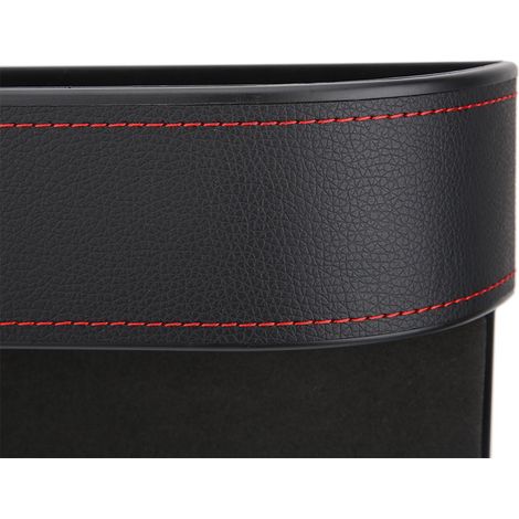 Boîte de rangement voiture – Organisateur interstice siège auto multifonction – Noire [Siège passager] (1/5)