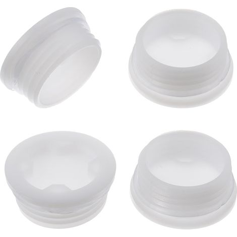 tapas de plástico blanco para bidones de 200 litros, resistentes a la deformación, aptas para bidones de aceite de plástico. (1/5)