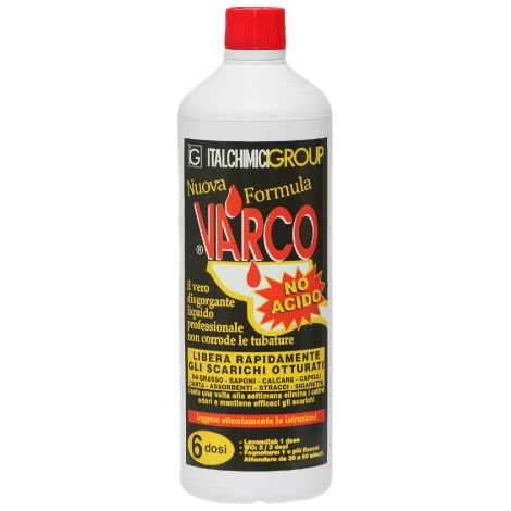 6 x DISGORGANTE LIQUIDO VARCO NO ACIDO 750 ML