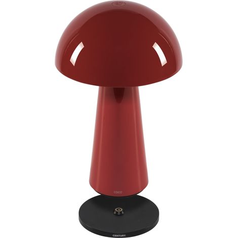 Century COCO Lampe de table LED rouge design moderne (1/3)