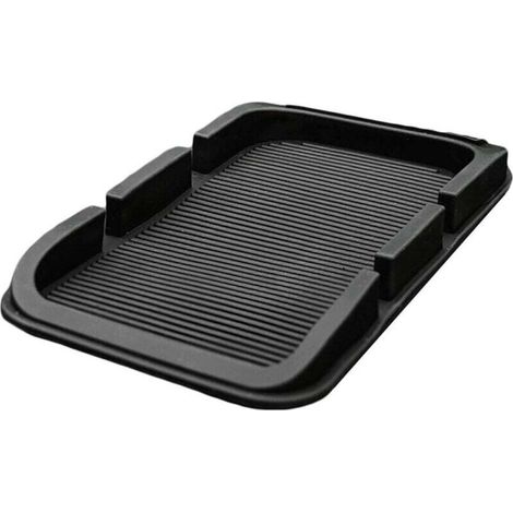 Tapis antidérapant 3 en 1 pour tableau de bord de voiture, tapis antidérapant, pour téléphone portable, tampons adhésifs en silicone, pour décoration de voiture-Crezuo