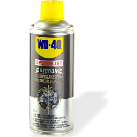 WD-40 Motorbike Motorrad Silikonglanzspray 400ml Silikonspray Silikon Glanzspray (1/3)