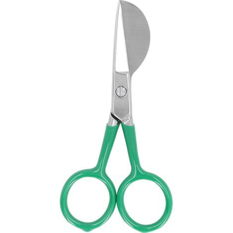Ciseaux de Tufftage Miniatures Portables en Acier Inoxydable pour Coupe de Moquette et Boules de Poils - Outil de Coupe Vert (1/5)