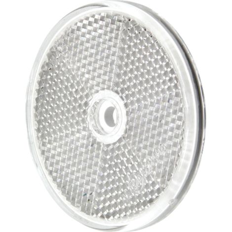Riflettore rotondo a vite fiØ 61-5,2 mm bianco