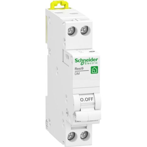 Scanelec – Disjoncteur unipolaire 1P + N 6 A – Courbe C – Peignable – Pour installations électriques – Schneider