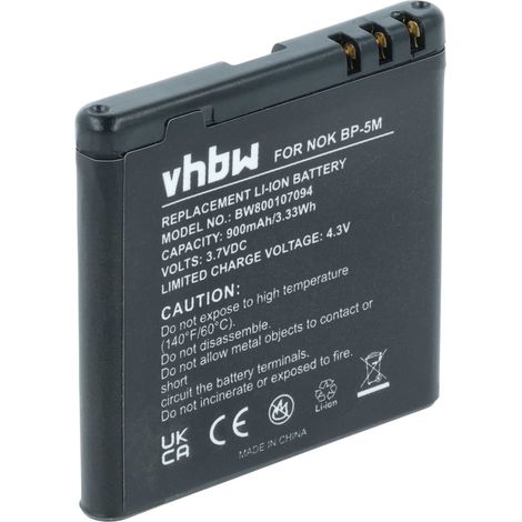 vhbw Akku kompatibel mit Hagenuk C900 Handy Smartphone Telefon (900 mAh, 3,7 V, Li-Ion) (1/5)